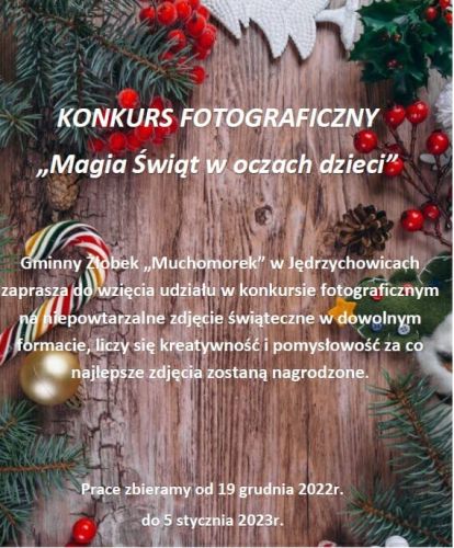 Konkurs Fotograficzny "Magia Świąt w oczach dzieci"